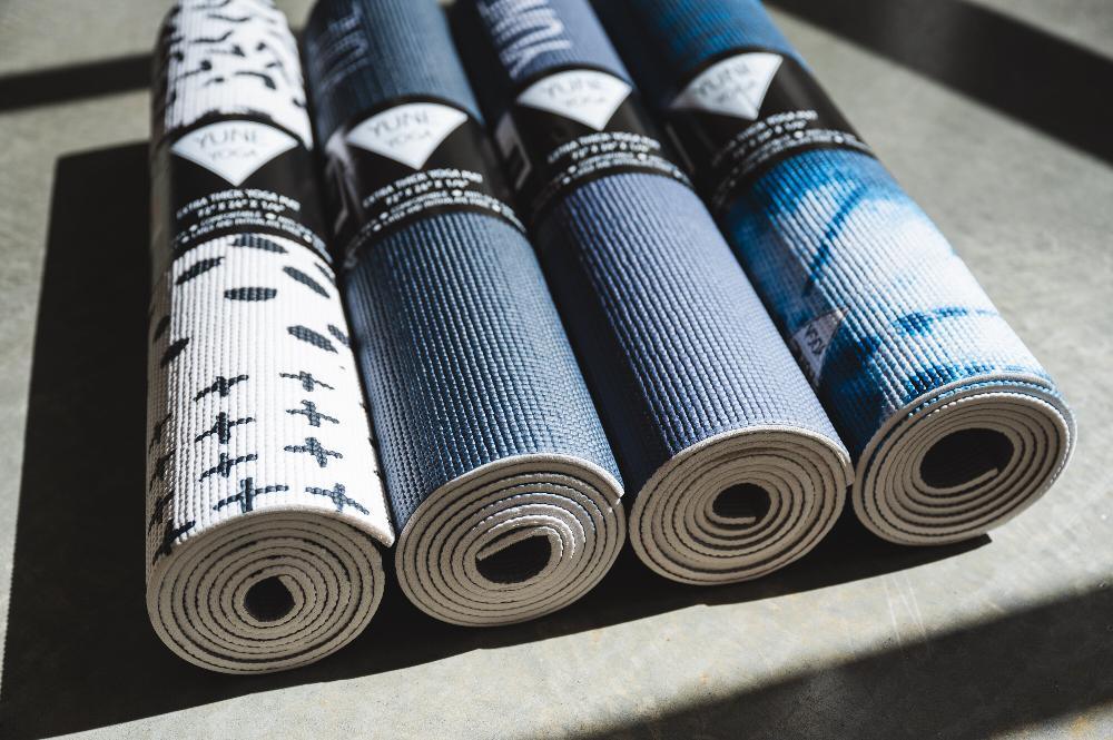 Yoga Mat | 6mm Lightweight | Black White Orange | Non-Slip | Eco Friendly | Yune Yoga | Bowie - Yune Yoga