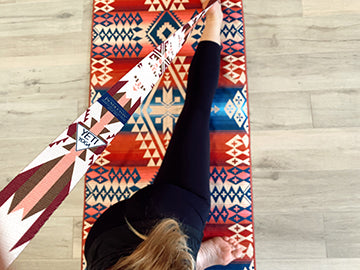how to use a yoga strap