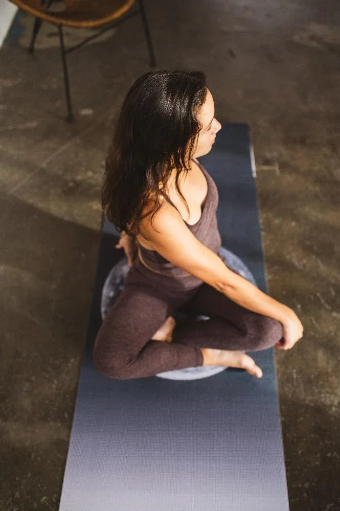 Yoga Mat | 6mm Lightweight | Blue Moon | Non-Slip | Eco Friendly | Yune Yoga | Alpha Centurion - Yune Yoga
