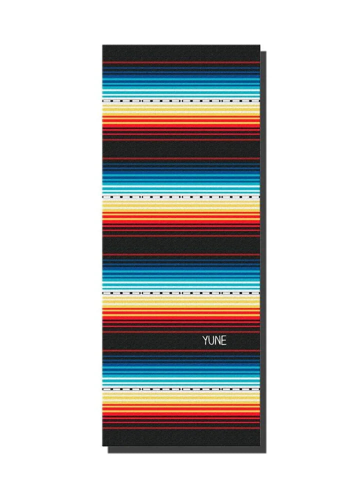 Yoga Mat | 6mm Thick | Striped | Non-Slip | Eco Friendly | Yune Yoga | Devo - Yune Yoga