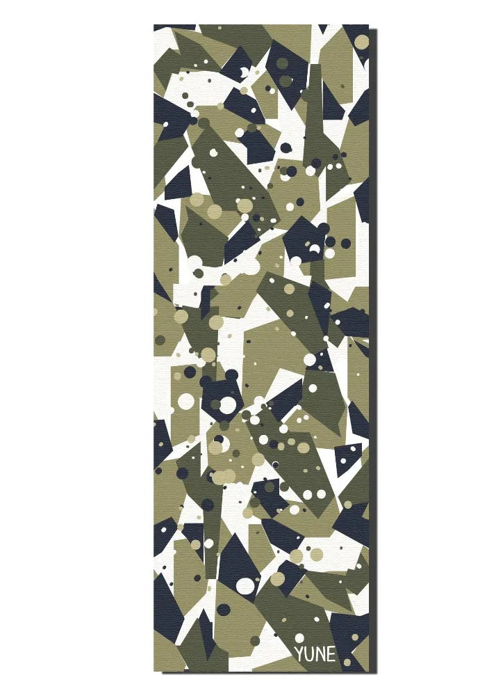 Yoga Mat | 6mm Thick | Green | Non-Slip | Eco Friendly | Yune Yoga | Granite - Yune Yoga