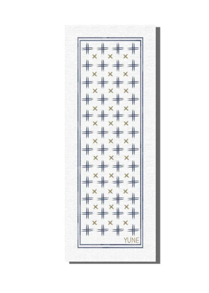 Yoga Mat | 6mm Thick | White | Non-Slip | Eco Friendly | Yune Yoga | Saeki - Yune Yoga