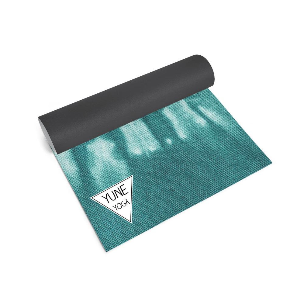Yoga Mat | 6mm Thick | Green Tie Dye | Non-Slip | Eco Friendly | Yune Yoga | Sangfroid - Yune Yoga