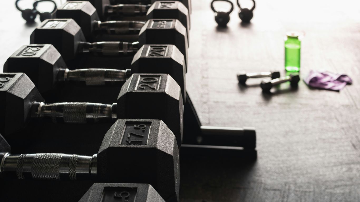 Ensuring your workout area is flat and clear