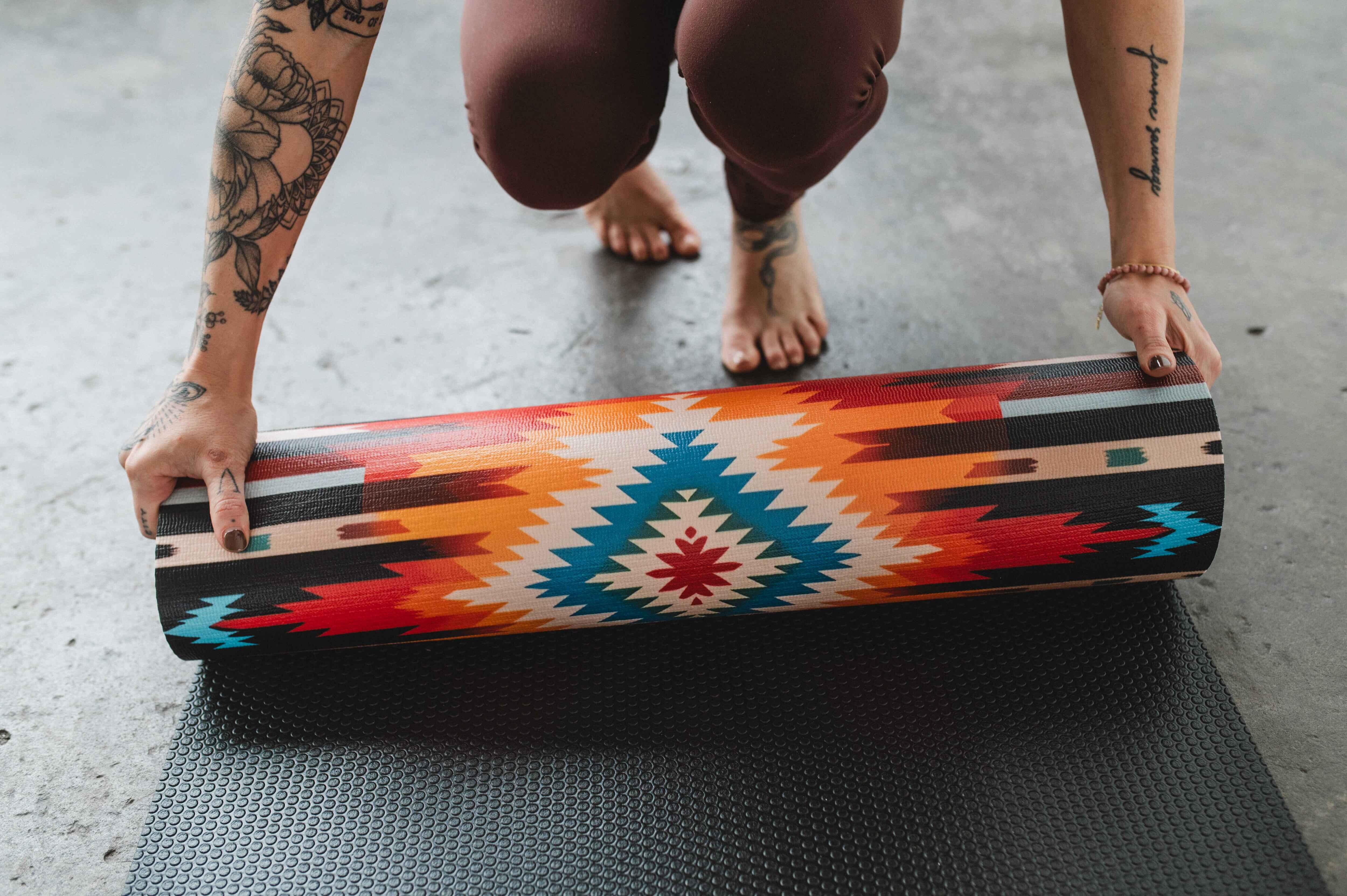 Yoga Mat | 6mm Thick | Multi Color | Non-Slip | Eco Friendly | Yune Yoga | Fox Trail - Yune Yoga